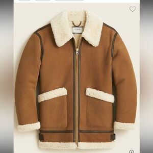 J Crew Jacket In Lamb Sherling